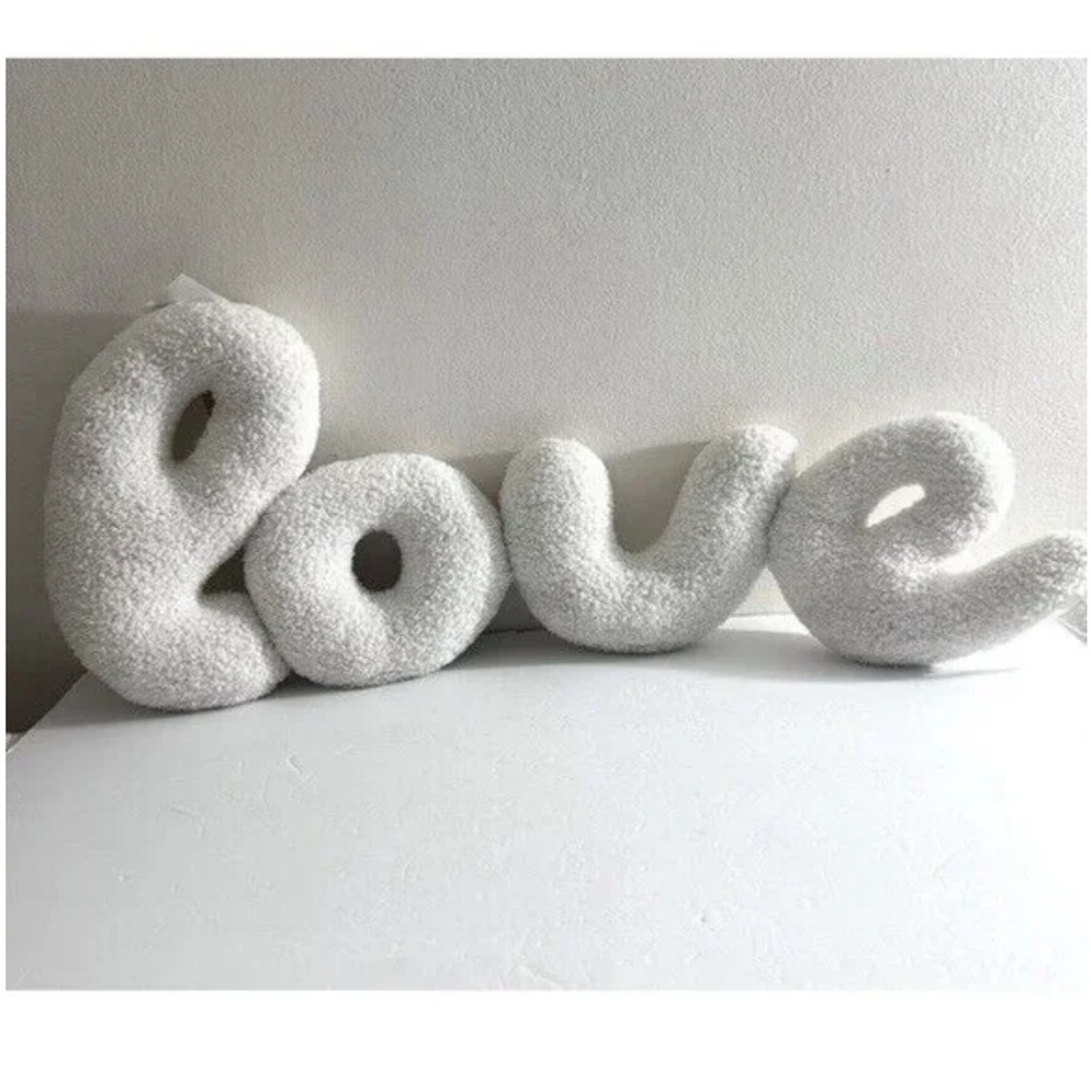 Cupcakes and Cashmere LOVE Letters Cozy Faux Fur
Pillow (Brand New) - Picture 2 of 14